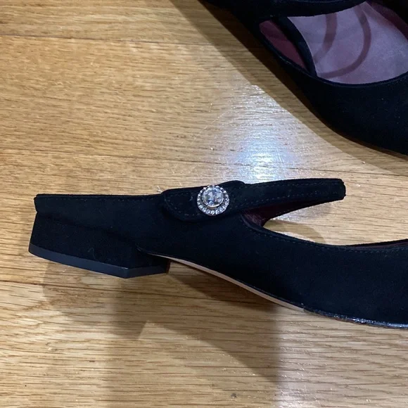 NWT Kate Spade Meg black Womens shoes.Leather - Picture 5 of 6